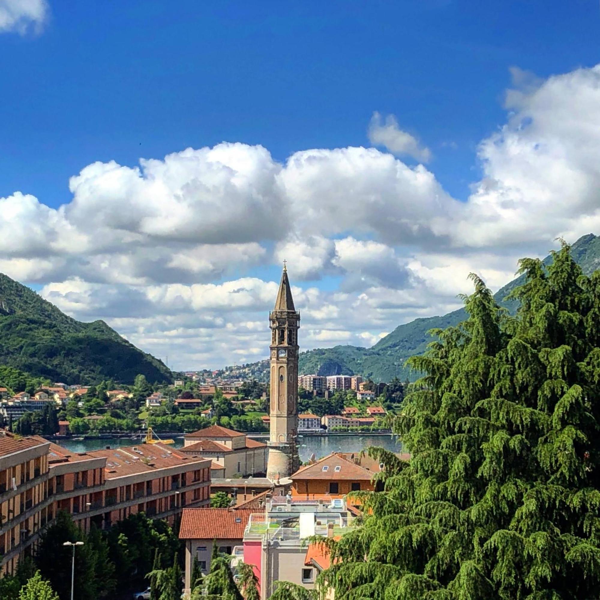 Bright Penthouse Close To Center With Terrace And Lake View Lecco Buitenkant foto
